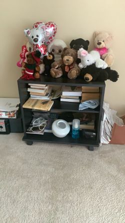 book shelf on wheels