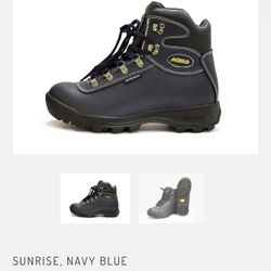 Asolo Sunrise Navy Waterproof Boots 