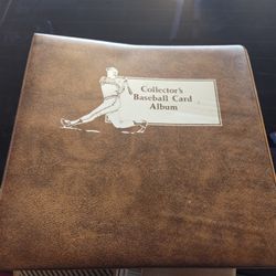 Vintage Collector’s Baseball Card Album Binder – Card Organizer