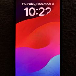 iPhone 12 navy blue a little bit of cracks, but Phone fully works