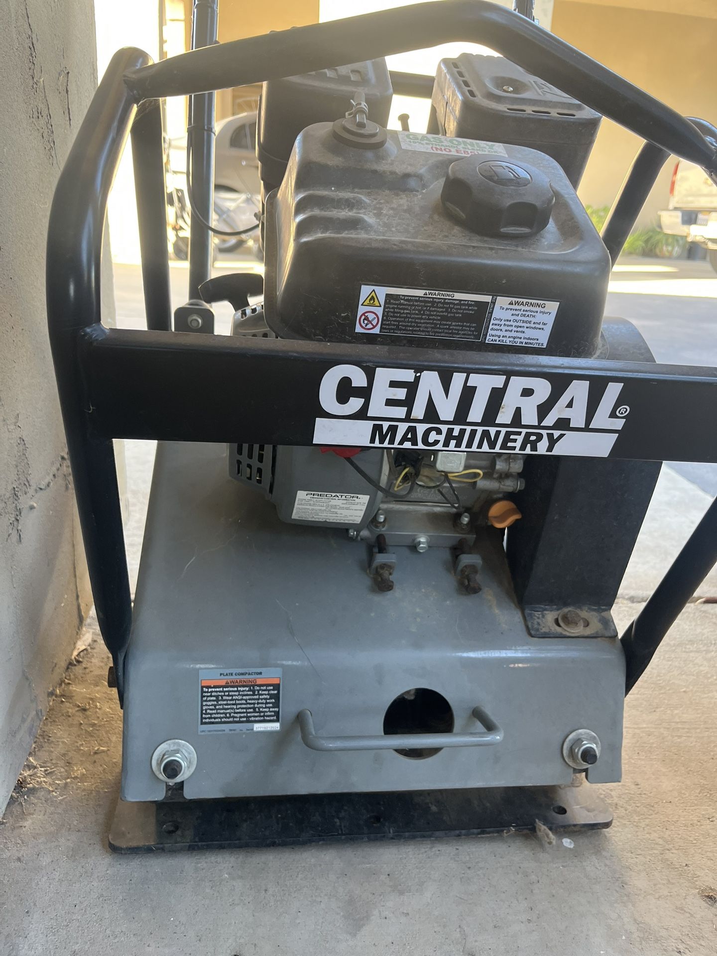 Central Plate Compactor 