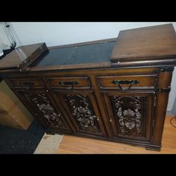 Antique Liquor  Bar  cabinet