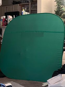 Portable Green Screen Backdrop for Chair