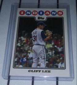 Topps Cleveland Indians & Philadelphia Phillies Cliff Lee Cards Thumbnail