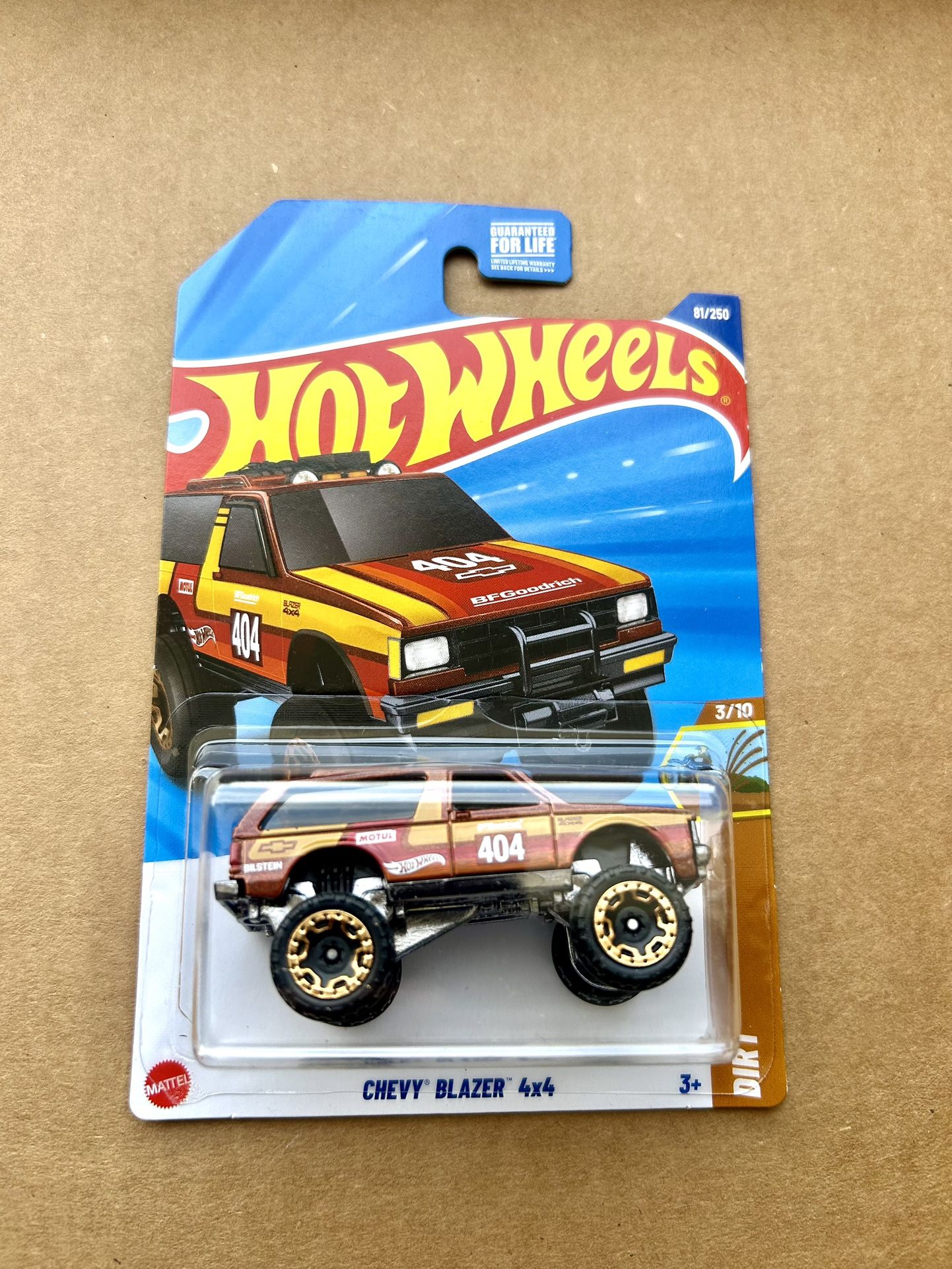 Hotwheels Chevy S10 Blazer 4x4