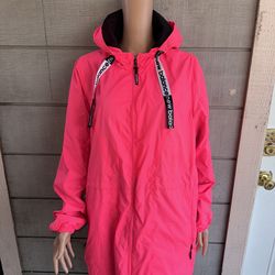 Women’s New Balance hot pink windbreaker jacket size 1X