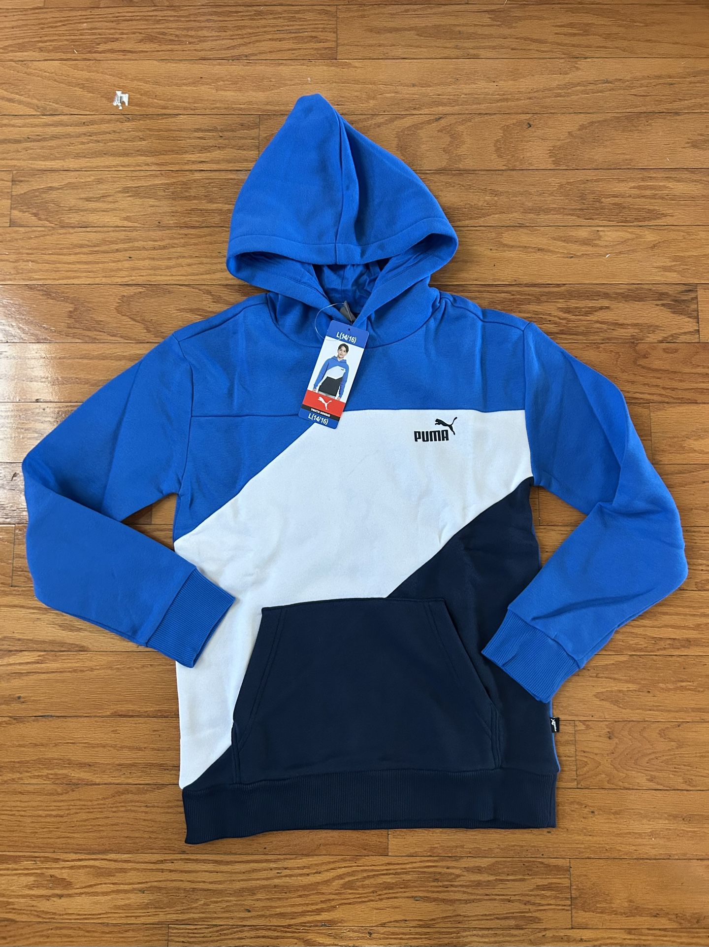 NWT Puma boys fleece hoodies Size L 14/16