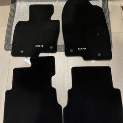 Genuine MAZDA CX-9 Front  Mat SETS (regular & weather) Rear Seat Mats, Cargo Area Mats