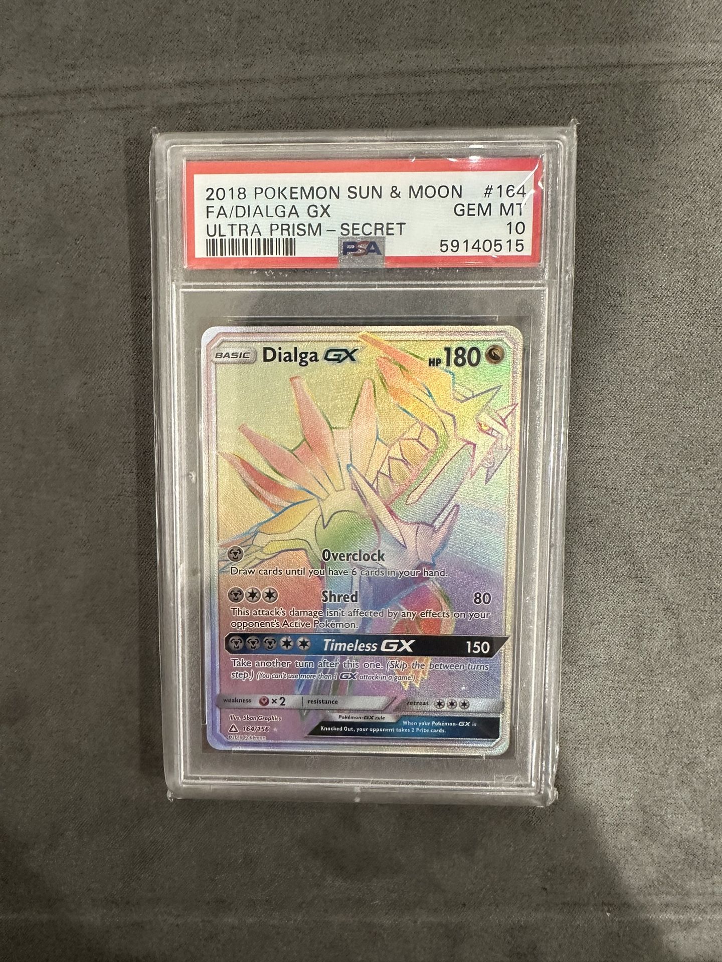 Dialga Gx Psa 10 Ultra Prism