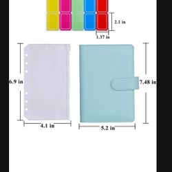 Budget Binder with Cash Envelopes for Saving Money, A6 Size
