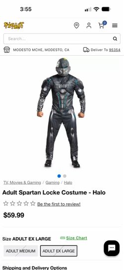 Adult Spartan Locke Costume - Halo