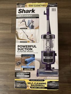 Shark Lift-Away with Powerfins Self-Cleaning Brushroll Bagless Vacuum