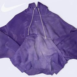 Nike  Lilac/ Purple Tie-dye Phoenix Fleece Hoodie