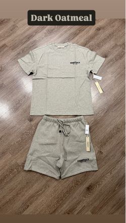 Dark Oatmeal Shirt & Short Set