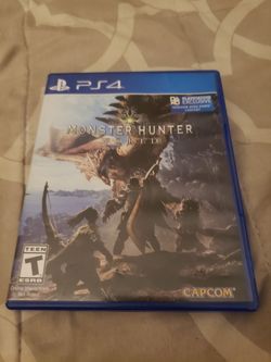 Monster hunter world ps4