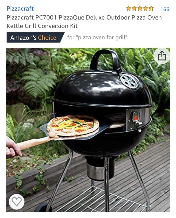 Deluxe outdoor pizza oven for kettle grill conversion kit for Sale in Gilbert, AZ OfferUp
