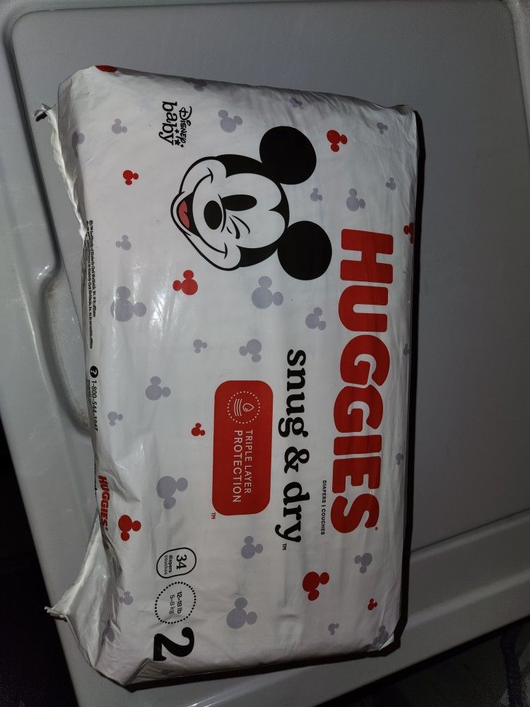 Huggies Size 2 Diapers NEW