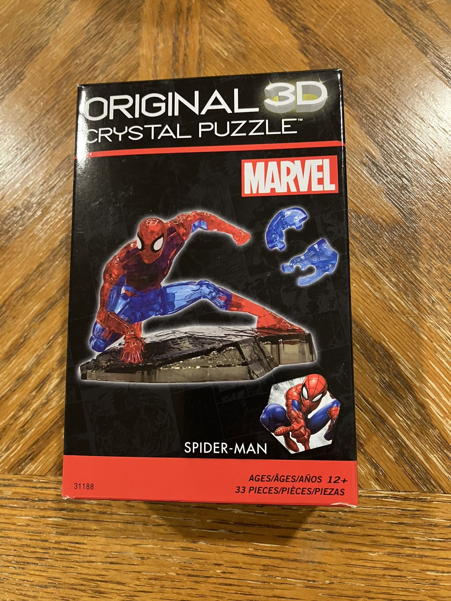 Spider-man Original 3D Crystal Puzzle (new in box NIB)