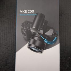 SENNHEISER MKE 200 Condenser Microphone for Cameras and Mobile Devices, Black (508897)