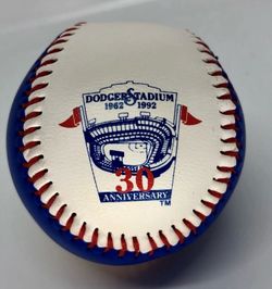 Dodger Stadium 30th Anniversary Commemorative Baseball