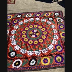 Vintage Handmade Beautiful Colors Tapestry