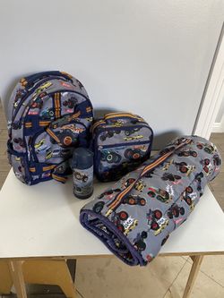 Pottery Barn Kids Hot wheels Backpack Set