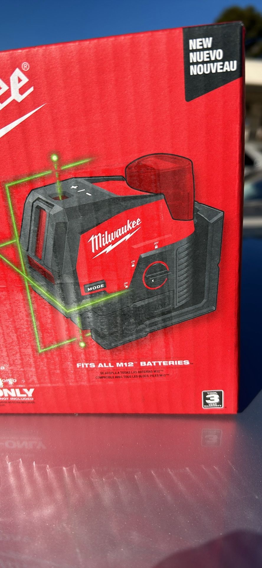 Milwaukee Green Laser & Cross Lines 