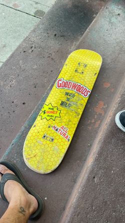 Used skateboard deck