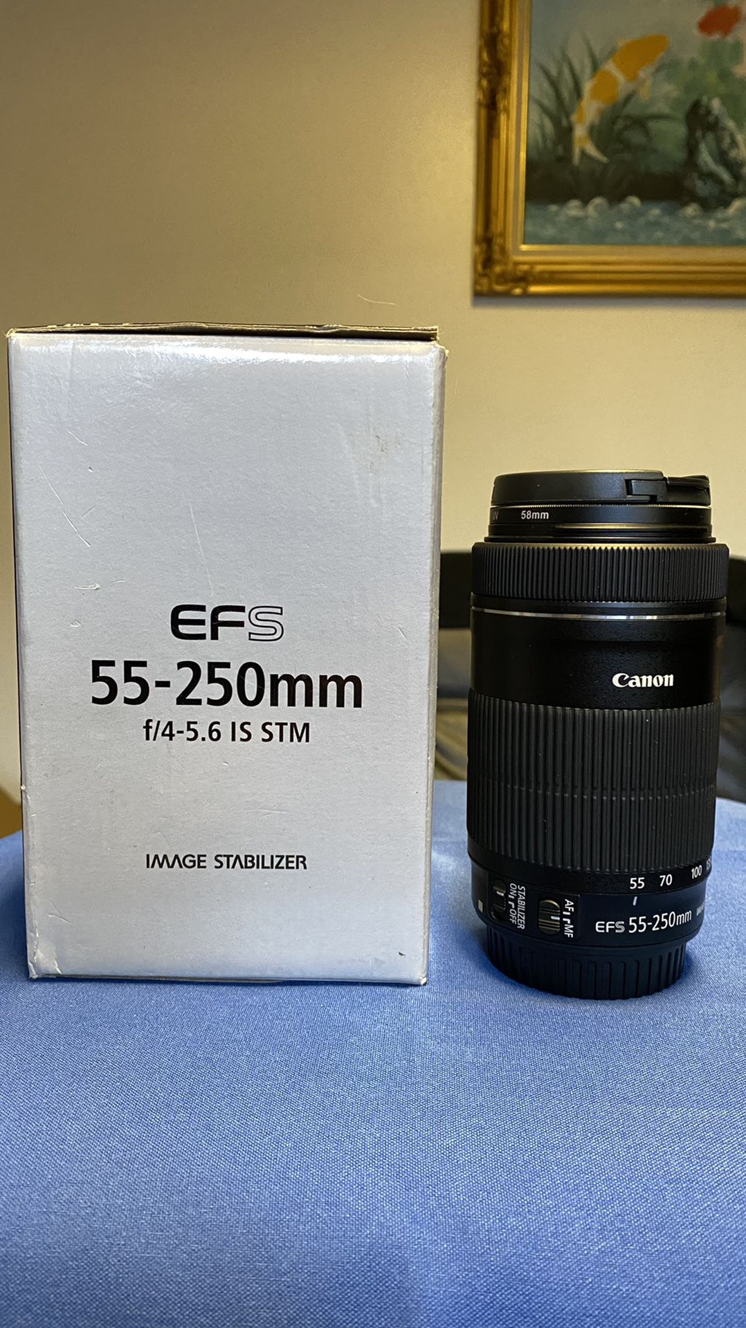 Canon 55-250mm STM/New