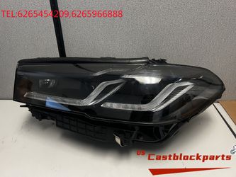 2021 2022 G30 M5 LED Adaptive Headlight Left Driver Side OEM Black