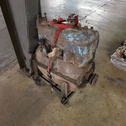 Old Ford model A or T Flathead 4 cylinder engine