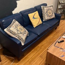 Blue 3 Seater Couch