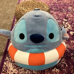 Jumbo Squishmallow Stitch in Floatie