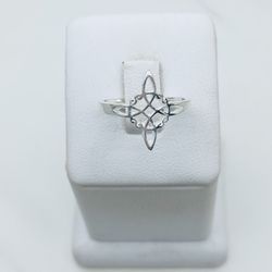 ❤️ 925 Sterling Silver ring witch knot ❤️ Size available 7, 8, 9 ❤️ Negative energy protector   ❤️ Anillo en plata auténtica Nudo de bruja protector