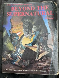 BEYOND THE SUPERNATURAL RPG - Palladium Books - Horror