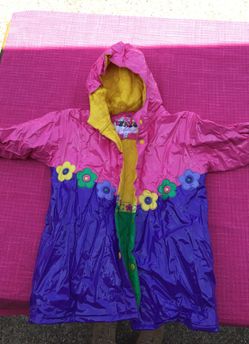 Girls insulated rain coat size 4