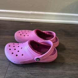 Pink Kids Crocs J1