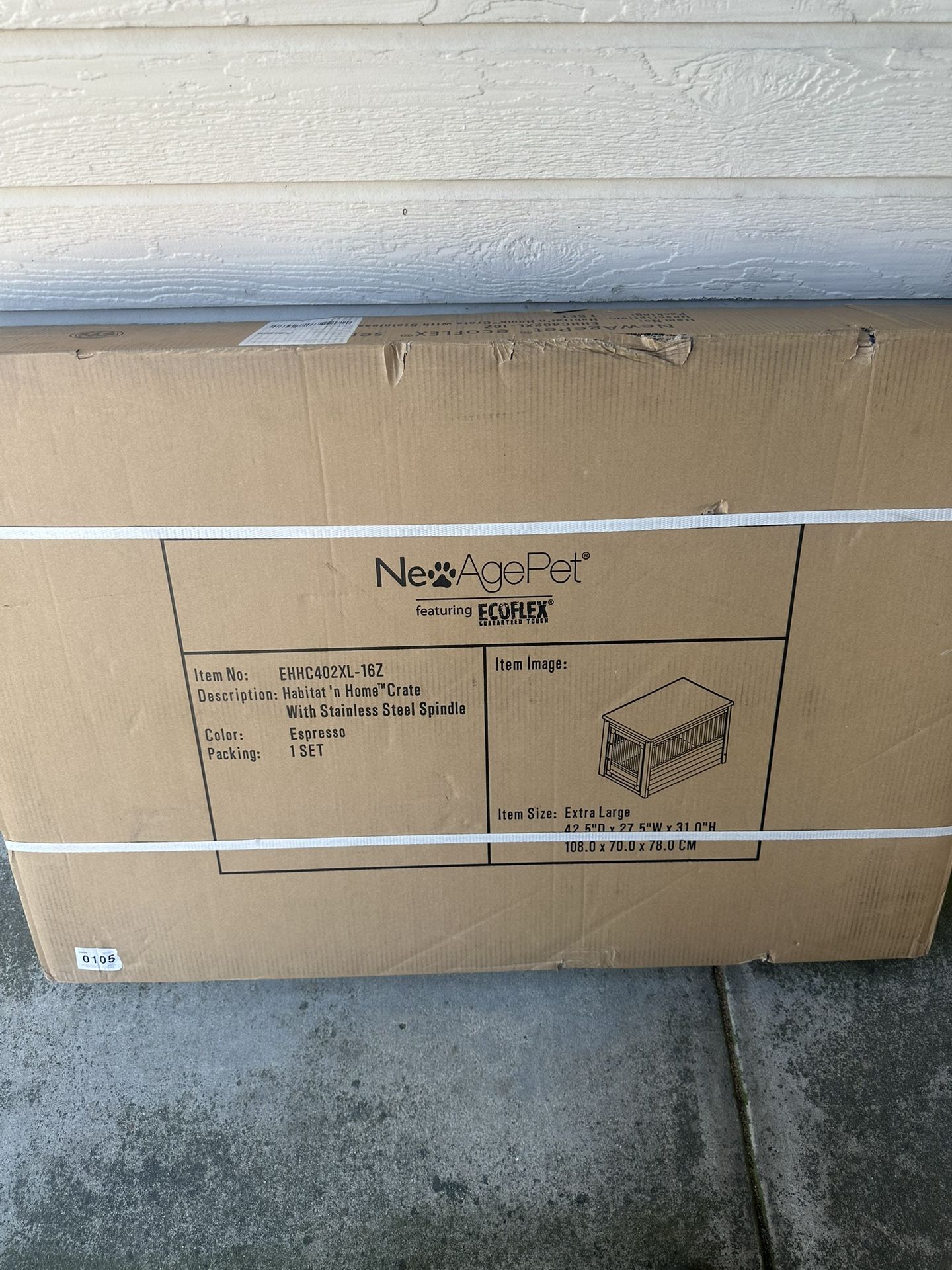 New Age Pet ecoFLEX Pet Crate/End Table