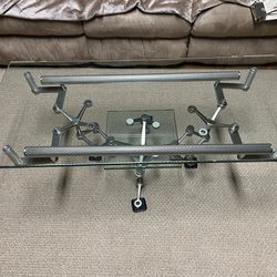 Homemade Industrial Style Coffee Table.