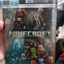 Minecraft Movie Steel Book