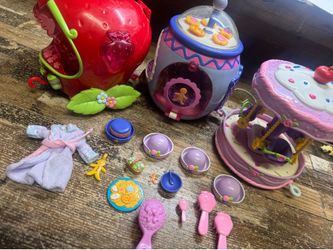Vtg Mixed Lot 2002 Bandai Strawberry Shortcake Berry Cute Rides Bundle