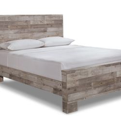 Queen Size Bed Frame, Dresser and Box Spring 