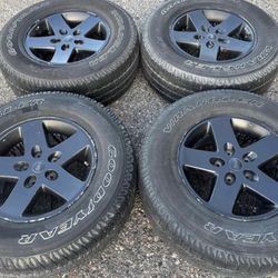 17” Jeep Gladiator Grand Cherokee We Finance Rims Wheels Tires Set Wrangler 