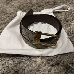 Gucci Belt With Rectangular Buckle
