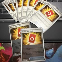 PokeMon Special Red Card (total 10 Pcs )