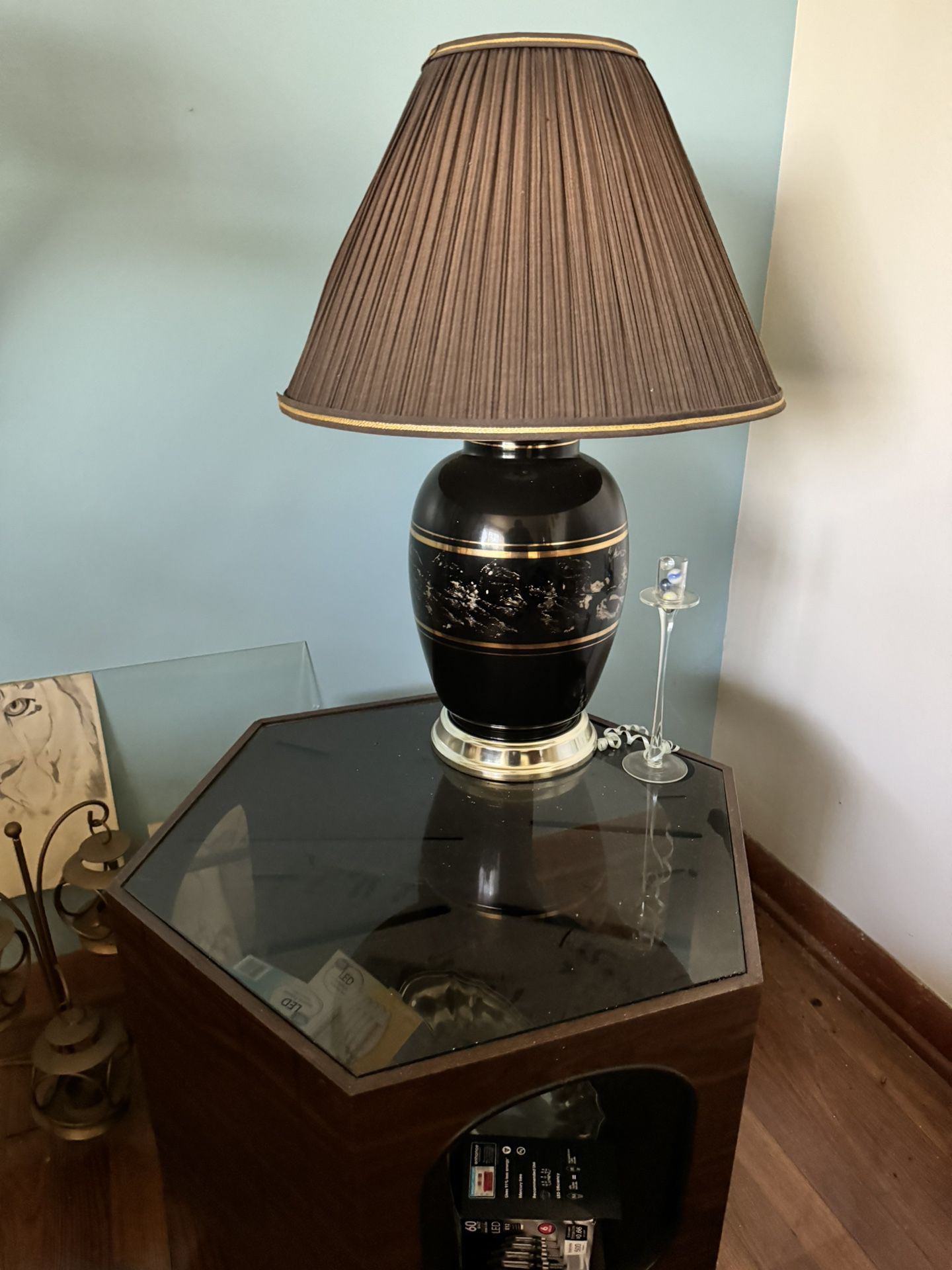(2) End Table With lamp Included 