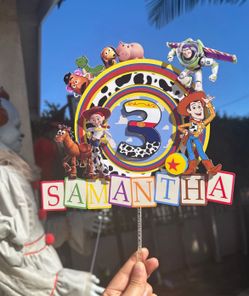 Toy story cake topper