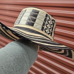 Colombian Hat Sombrero Sinuano Arrow Cane Caña Flecha Vueltiao Made by Artisans