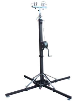 ProX XT-CRANK18FT-330 Lighting Crank Truss Stand 330 Lbs Capacity Includes T-Adapter Truss Mount - 18 Feet