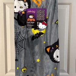 HELLO KITTY HALLOWEEN BLANKET 